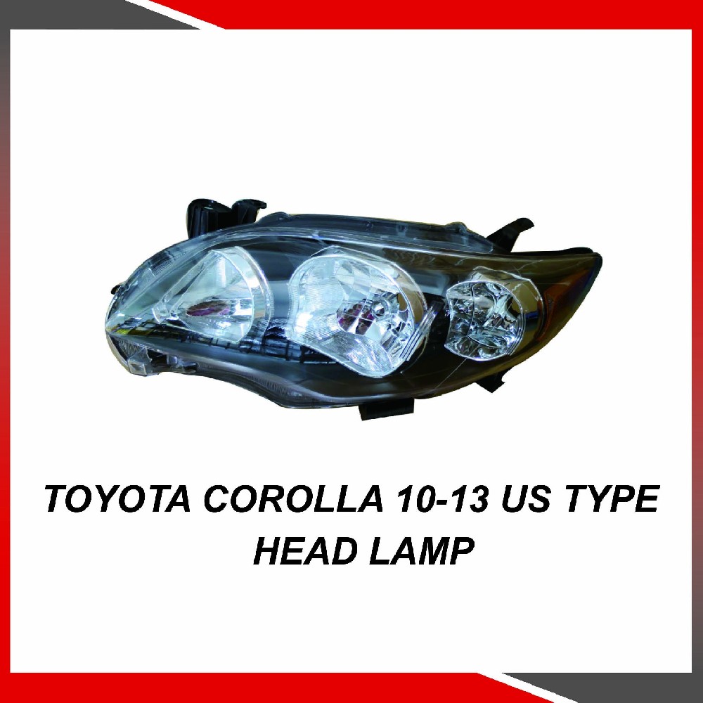 Toyota Corolla 10-13 Head lamp US type