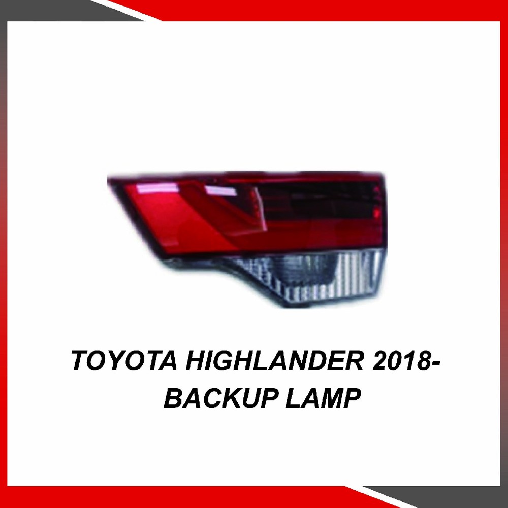 Toyota Highlander 2018-/2021 Backup lamp