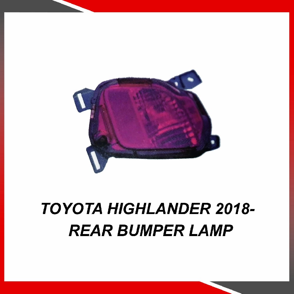Toyota Highlander 2018-/2021 Rear bumper lamp