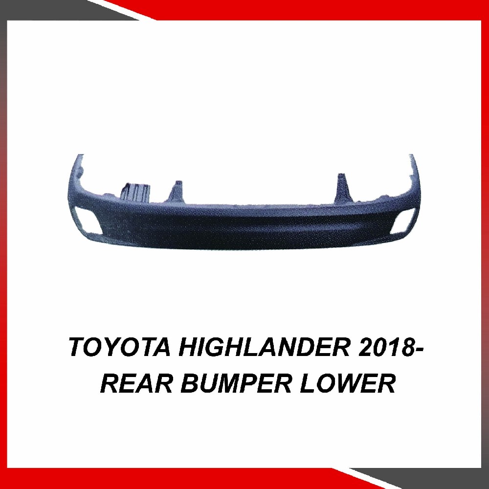 Toyota Highlander 2018-/2021 Rear bumper lower