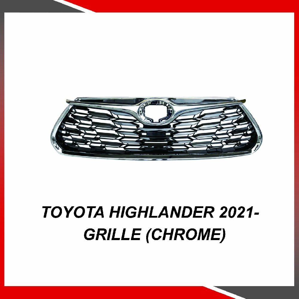 Toyota Highlander 2018-/2021 Grille (chrome)