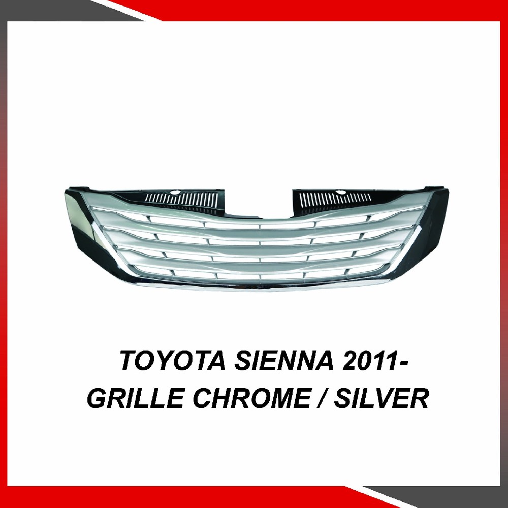 Toyota Sienna 2011- Grille chrome / silver