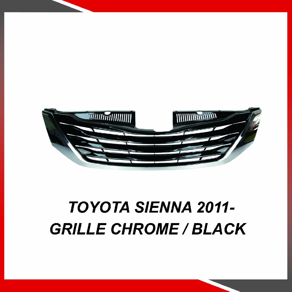 Toyota Sienna 2011- Grille chrome / black