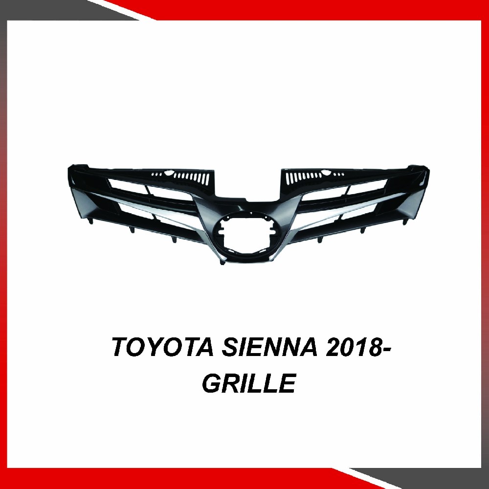 Toyota Sienna 2018- Grille chrome / dark grey black