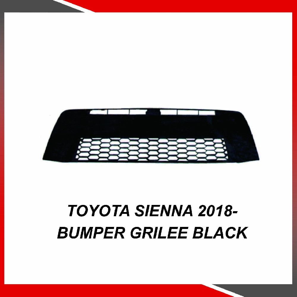 Toyota Sienna 2018- Bumper grille black