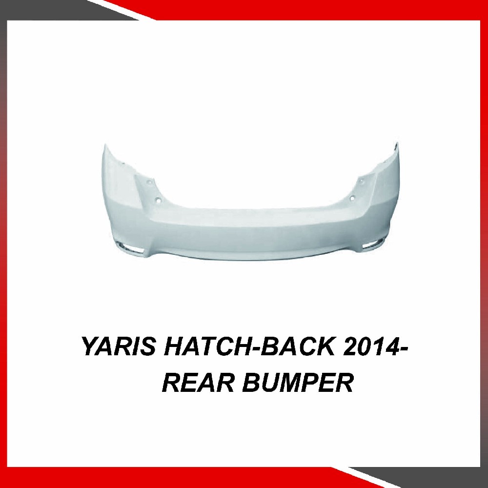 Toyota Yaris Hatch-back 2014- Rear bumper