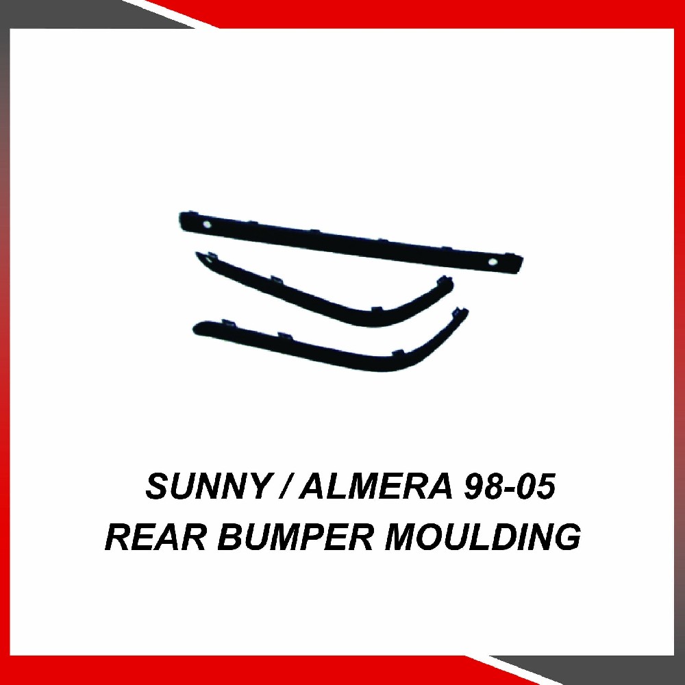Nissan Almera / Sunny 98-05 Rear bumper moulding