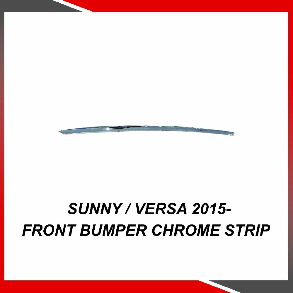 Nissan Sunny / Versa 2015- Front bumper chrome strip