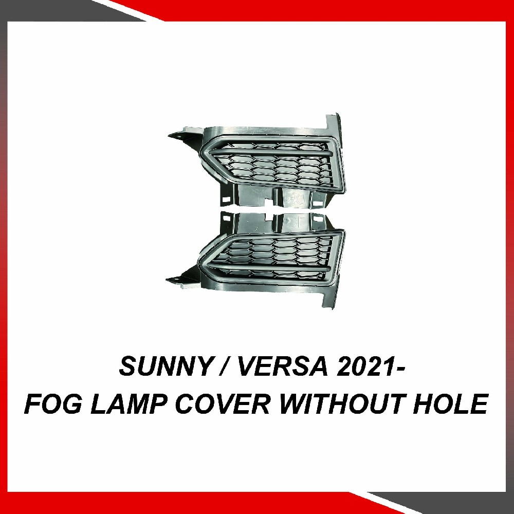 Nissan Sunny / Versa 2021- Fog lamp cover without hole