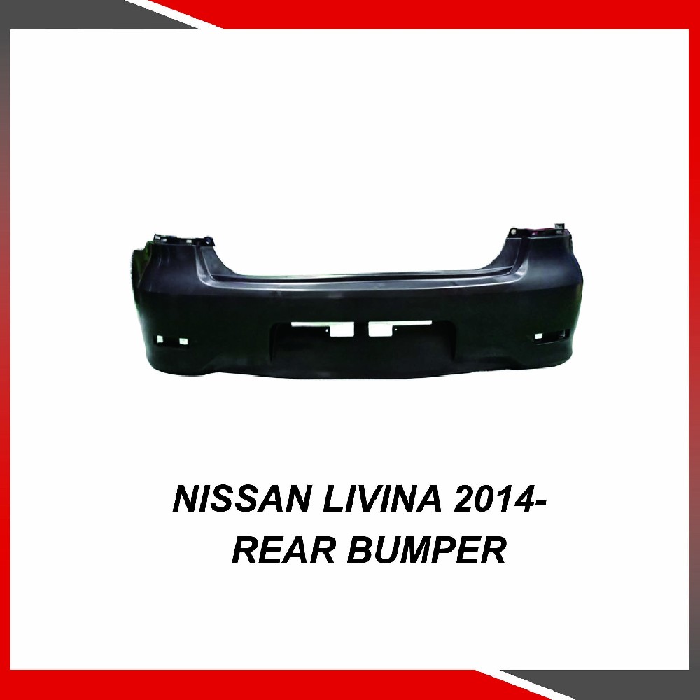 Nissan Livina 2014- Rear bumper