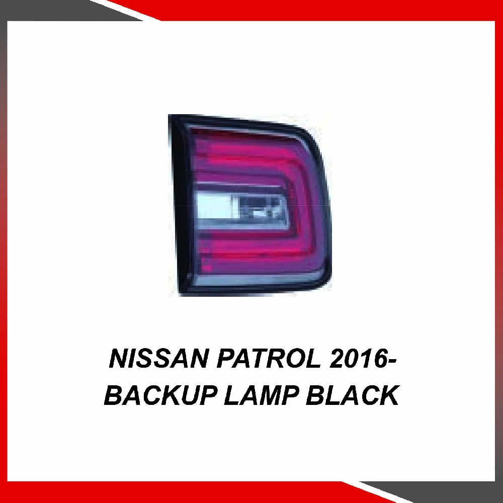 Nissan Patrol 2016- Backup lamp black