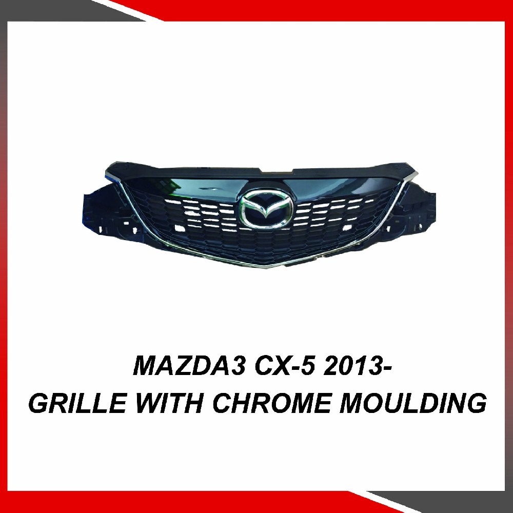 Mazda CX-5 2013- Grille with chrome moulding