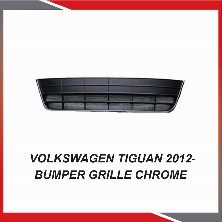 Wolkswagen Tiguan 2012- Bumper grille chrome