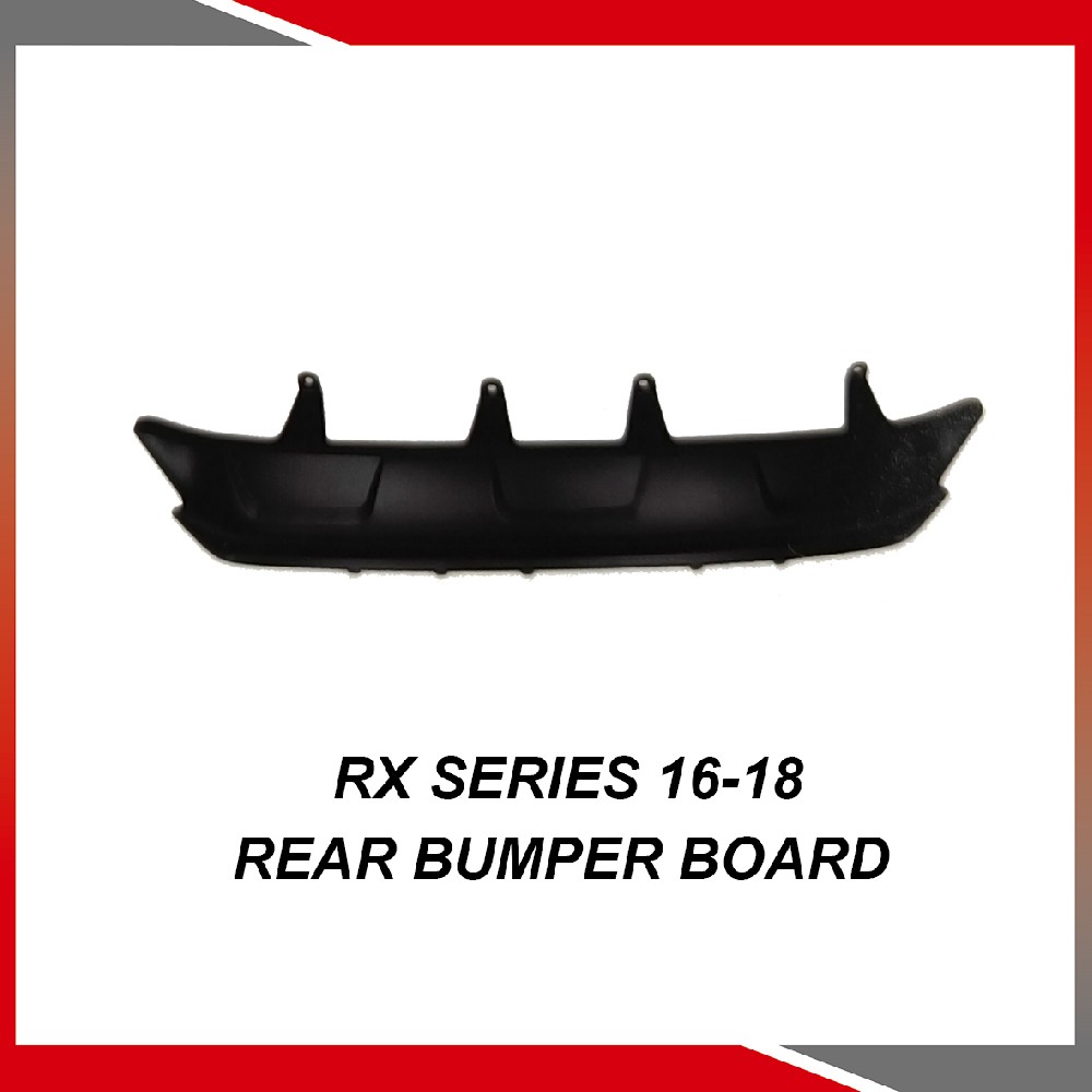 RX Series 16-18 Rear bumper board